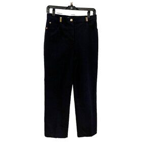 St. John Sport by Marie Gray Pants Women's Size 4 Navy Casual Stretch